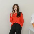 Cutout Relaxed-fit T-shirt