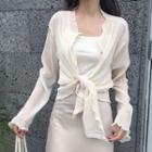 Set: Chiffon Light Jacket + Plain Camisole Top