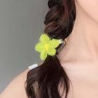 Mohair Flower Hair Clip