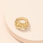 Fangs Alloy Ring Gold - 9
