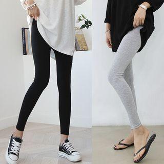 Basic Contrast-trim Leggings