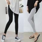 Basic Contrast-trim Leggings