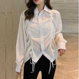 Drawcord Plain Shirt