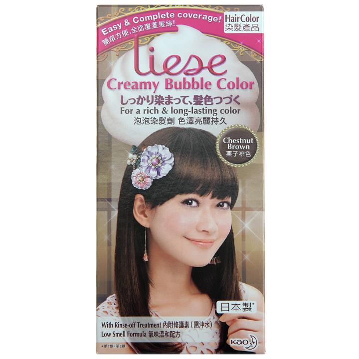 Kao - Liese Creamy Bubble Hair Color (chestnut Brown) 1 Set