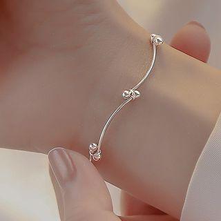 Floral Bracelet 1 Pc - Silver - One Size