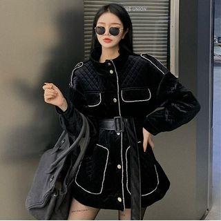 Rhinestone Quilted Jacket