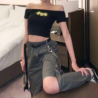 Detachable Leg Straight-fit Pants