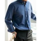 Button-down Stitched Shirt In 10 Colors