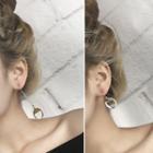 Circle Non-matching Earrings