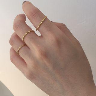 Gold Plated 925 Sterling Silver Ring