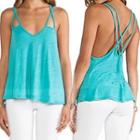 Cross Strap Back Camisole Top