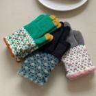Retro Cute Knit Touch Screen Gloves