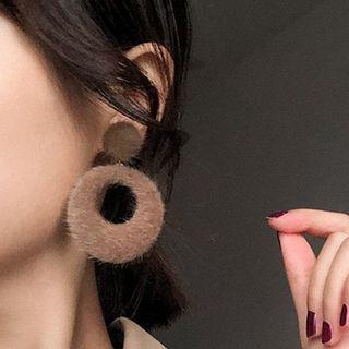 Chenille Hoop Earring