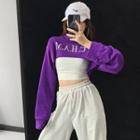 Loose-fit Hooded Crop Cape Top