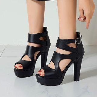 Stiletto Ankle Sandals