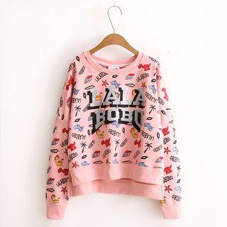 Letter Print Sweatshirt