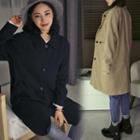 Single-breasted Flap-detail Jacket