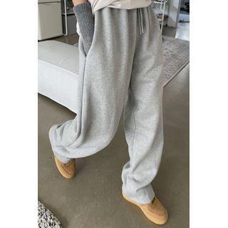 Couple Colored Wide-leg Sweatpants