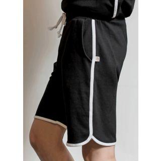 Band-waist Pipe-trim Sweat Shorts