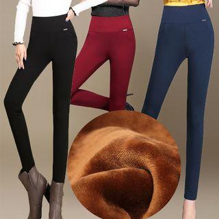 High Waist Fleece Lined Leggings