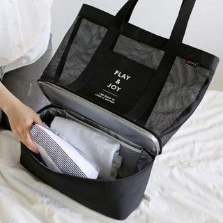 Mesh Panel Wet-dry Tote Bag