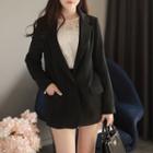 One-button Semi Boxy-fit Blazer