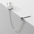 Chain Detail Ear Cuff Earring 1 Pair - As Shown In Figure - One Size