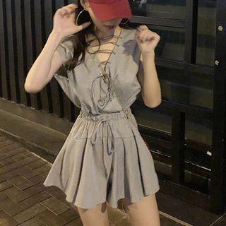 Set: Sleeveless Top + Skorts