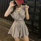 Set: Sleeveless Top + Skorts