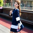 Color-block A-line Minidress