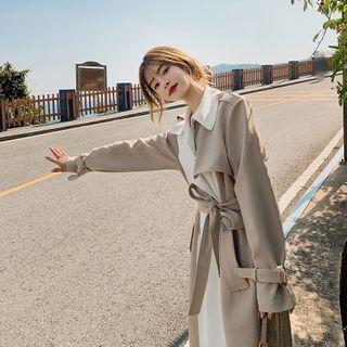 Two Tone Sashed Coat