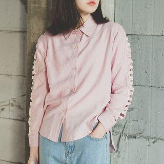 Perforated Trim Shirt