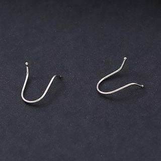 Sterling Silver Ear Stud 1 Pair - - One Size