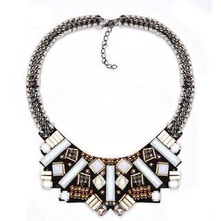 Woolen Embellished Statement Necklace