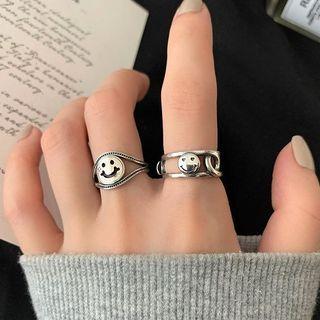 Smiley Alloy Ring (various Designs)