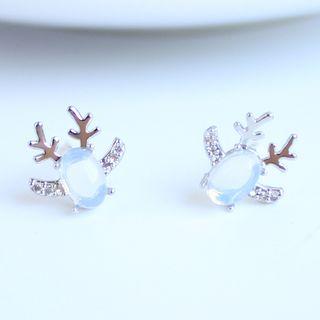 Deer Ear Stud / Clip-on Earring