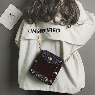 Sequin Boxy Crossbody Bag