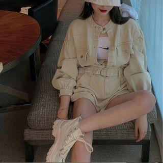 Denim Cargo Jacket / Shorts