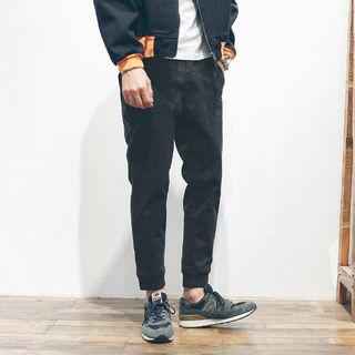 Gather-cuff Jogger Pants