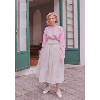 Frilled Maxi Full Skirt