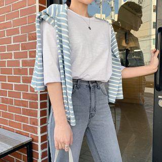 M Lange Elbow-sleeve T-shirt