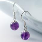 Faux Crystal Sterling Silver Dangle Earring