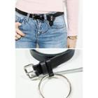 Metallic Ring Detail Belt