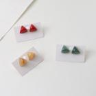 Color Triangle Stud Earring