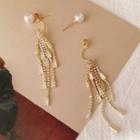 Fringed Dangle Earring 1 Pair - As Shown In Figure - One Size