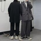 Ripped Blazer / Wide-leg Pants