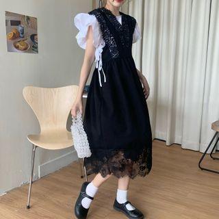 Cap-sleeve Top / Sleeveless Lace Dress