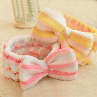 Striped Bow Headband