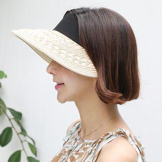 Woven Raffia Sun Visor