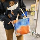 Two-tone Tie-dyed Crossbody Bag